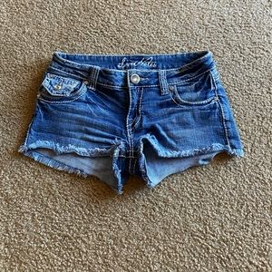 Jean shorts by love notes